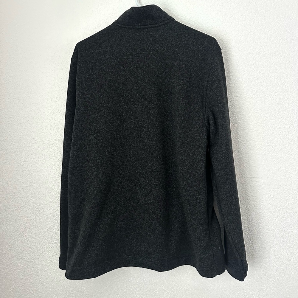 Van Huesen Quarter Zip Sweatshirt Men’s L Gray Pullover Sweater - Picture 2 of 6